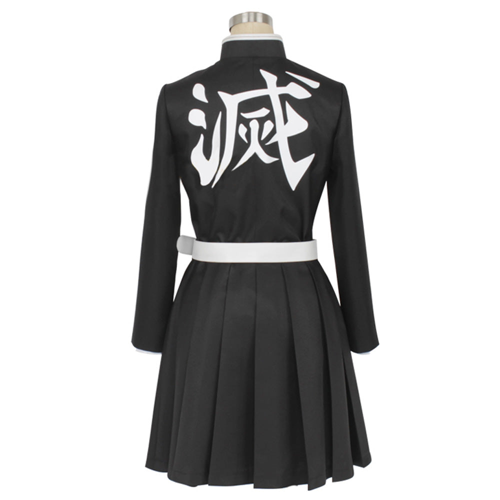 Demon Slayer: Kimetsu No Yaiba Kanao Tsuyuri Top Skirt Belt Cosplay Costume
