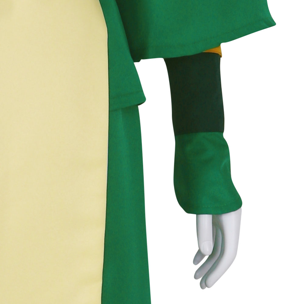 Avatar: Le dernier maître de l'air Toph Beifong Costume de cosplay vert