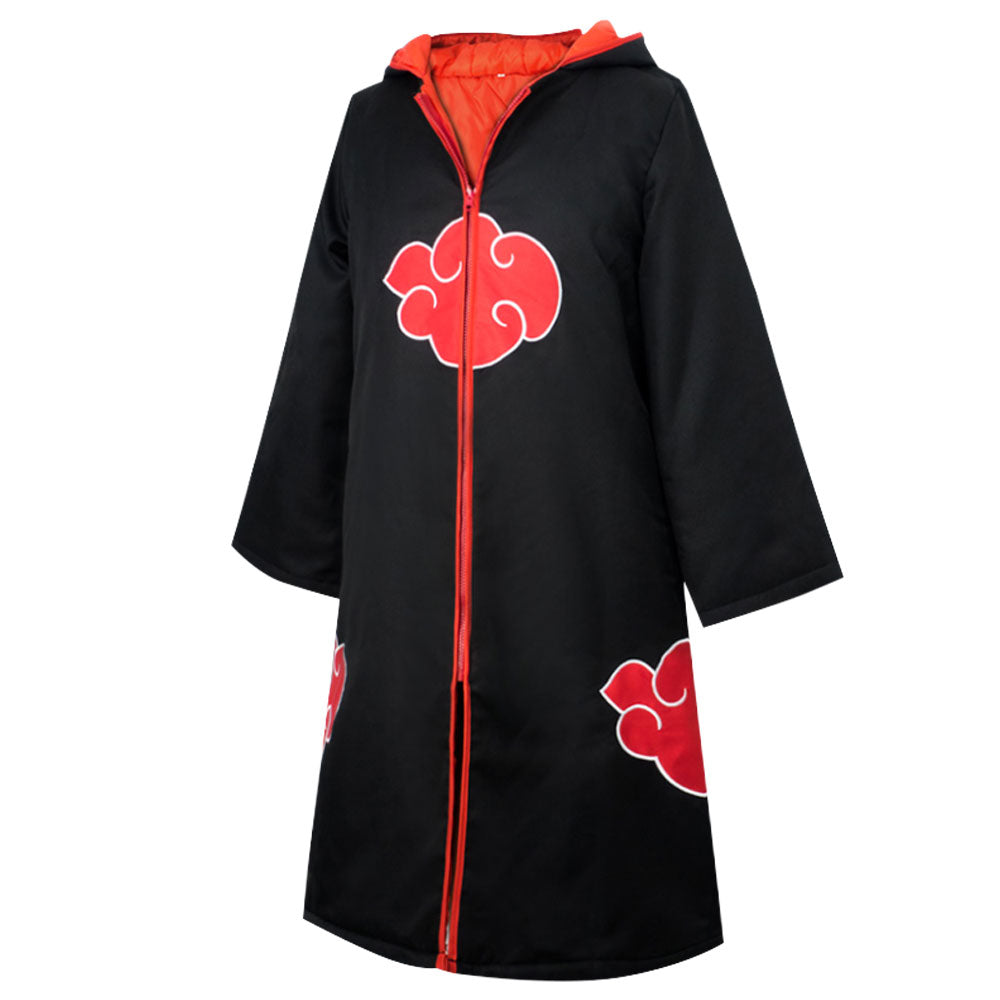 Akatsuki Sasuke Uchiha de Naruto Halloween Coat Cosplay Disfraz