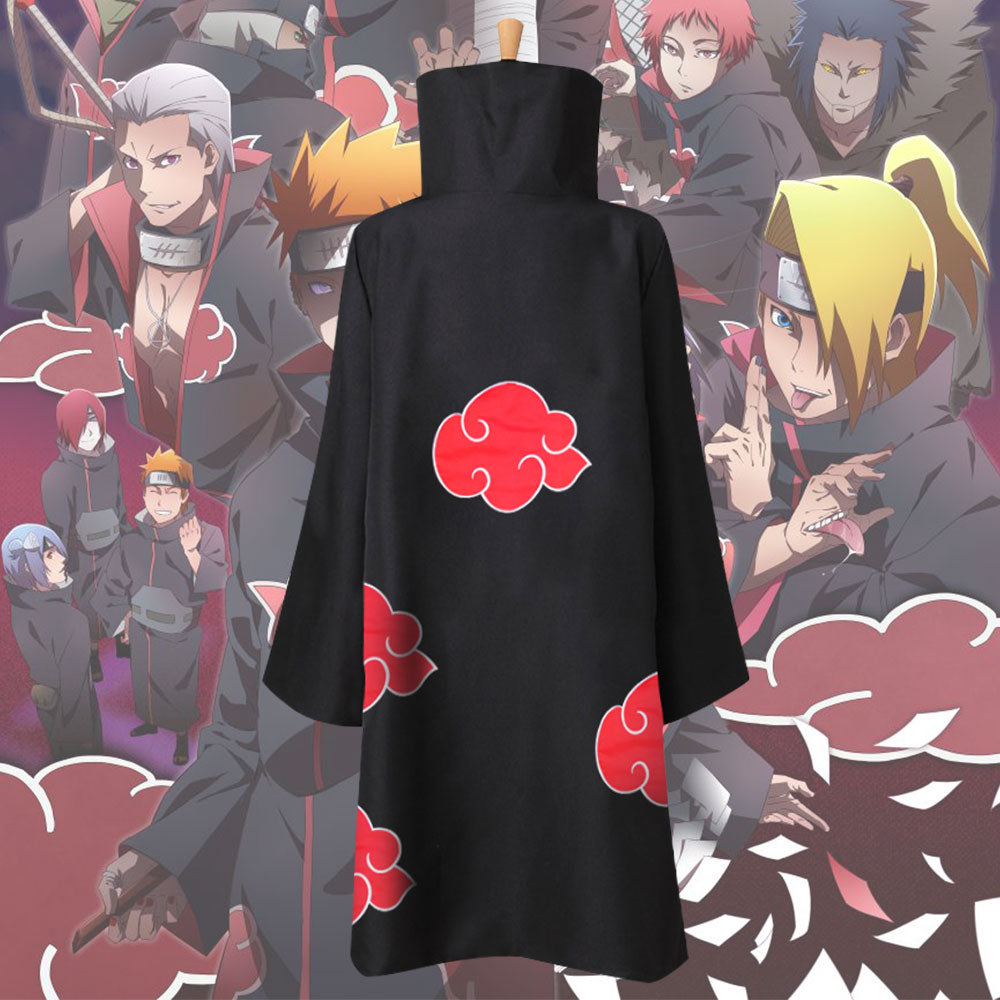 Akatsuki de Naruto Halloween Coat Cosplay Disfraz