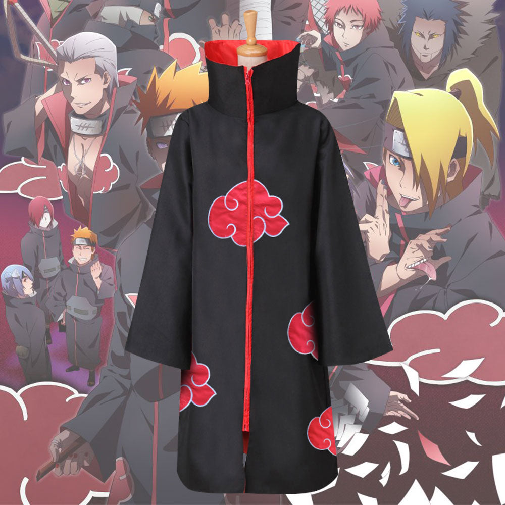 Akatsuki from Naruto Halloween Coat Cosplay Costume