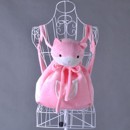 Danganronpa 2 Cute Chiaki Nanami Pink Cat Backpack Cosplay Accessory Prop