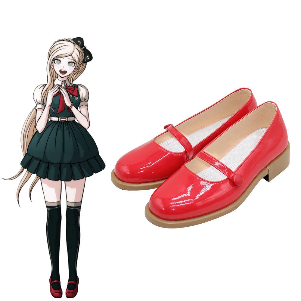Danganronpa 2: Goodbye Despair Sonia Nevermind Zapatos de cosplay rojos