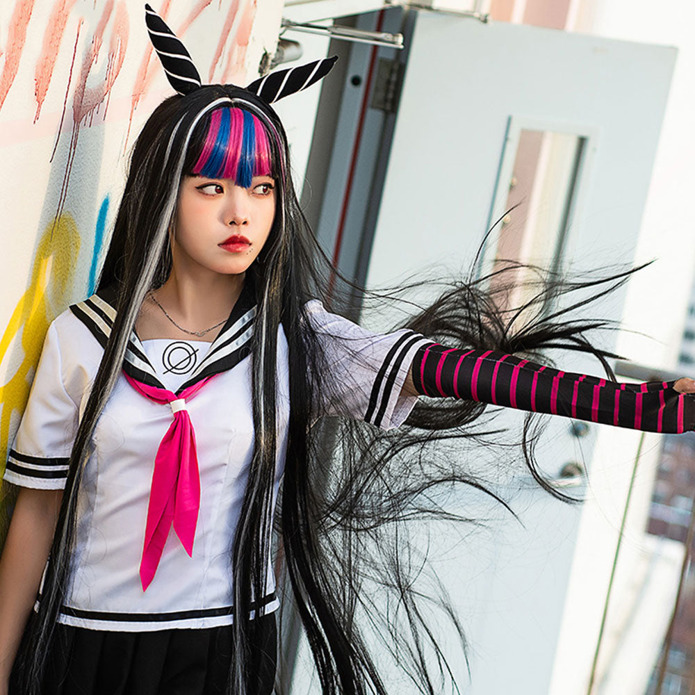 Costume Cosplay Danganronpa Tsumiki Mikan OSIAS - Completo Stile Campus Giapponese, 100% Poliestere