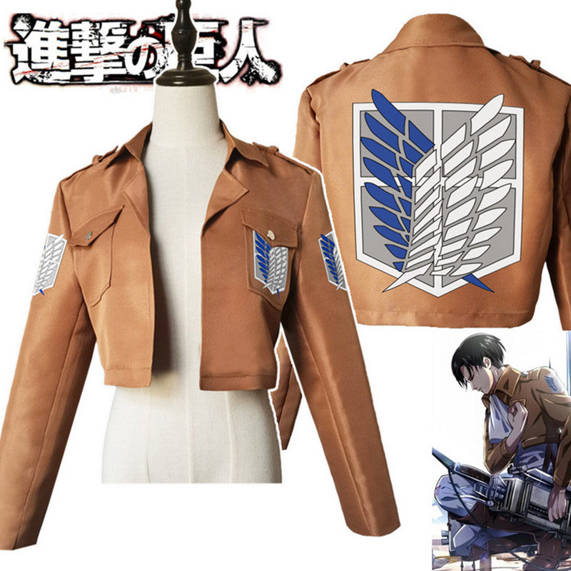Attack on Titan Shingeki no Kyojin Advancing Giants Survey Corps Jacket Cosplay Costume