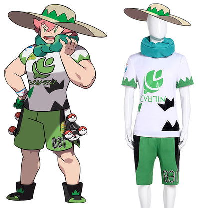 Pokemon Sword And Pok¡§|mon Shield Milo Cosplay Costume
