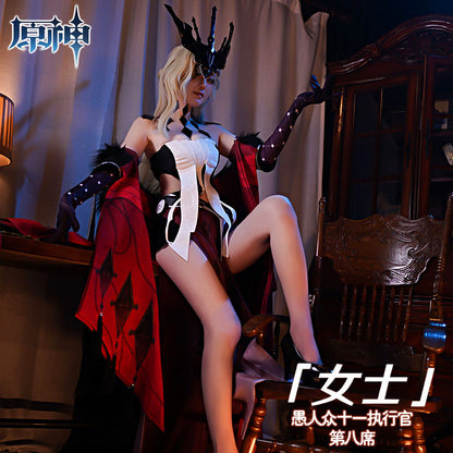 Genshin Impact La Signora Halloween Cosplay Costume