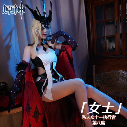 Genshin Impact La Signora Halloween Cosplay Costume