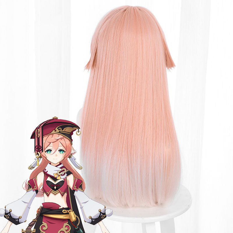 Genshin Impact Yanfei Pink Cosplay Wig