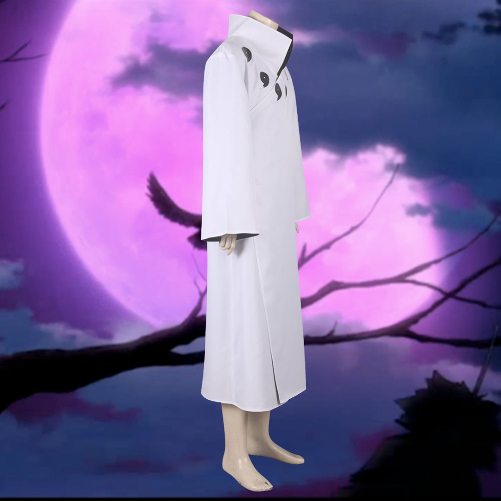 Hagoromo The Sage of the Six Paths Sennin from Naruto Halloween Long Coat Cosplay Costume