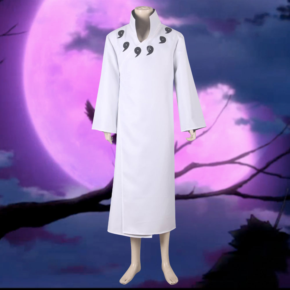 Hagoromo The Sage of the Six Paths Sennin from Naruto Halloween Long Coat Cosplay Costume