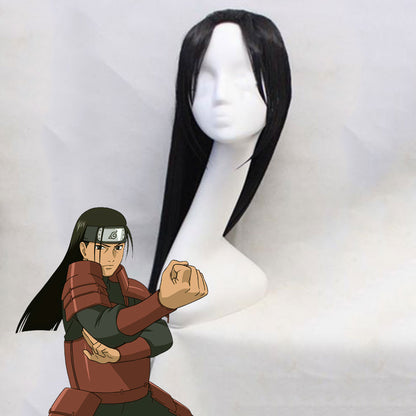 Hashirama Senju from Naruto Halloween Black Cosplay Wig