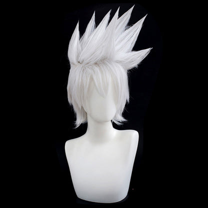 Kakashi Hatake from Naruto Halloween Silver White Cosplay Wig