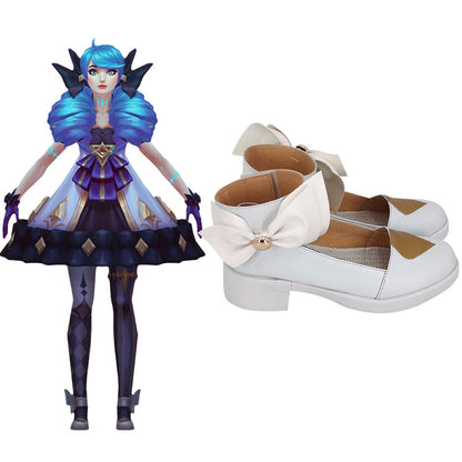 League Of Legends LOL Gwen White Cosplay Shoes