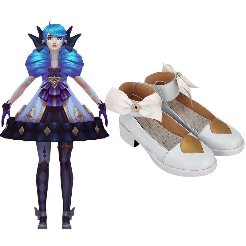League Of Legends LOL Gwen White Cosplay Shoes