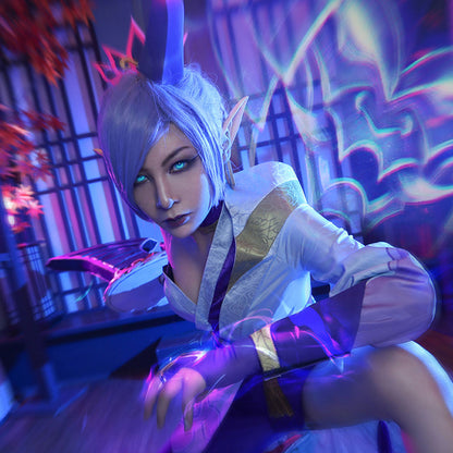 League of Legends LOL Spirit Blossom Riven Cosplay Costume