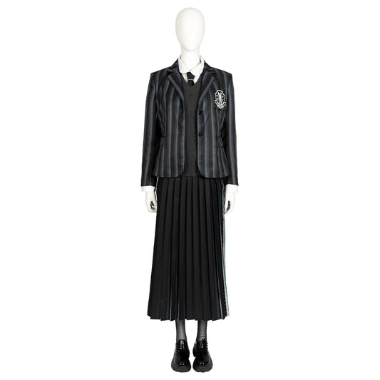 The Addams Family 2022 Wednesday Wednesday Addams School Uniform Cosplay Costume