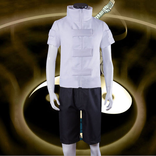 Neji Hyuga Neji Hyuuga from Naruto Halloween Black Kimono Cosplay Costume