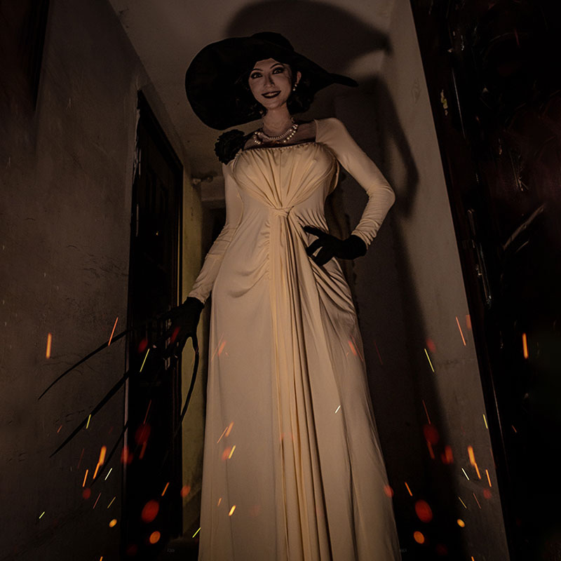 RE 8 Village Alcina Dimitrescu Vampire Lady Dimitrescu Halloween Cospl Gcosplay RE 8 Village Alcina Dimitrescu Vampire Lady Dimitrescu Halloween Cospl Gcosplay
