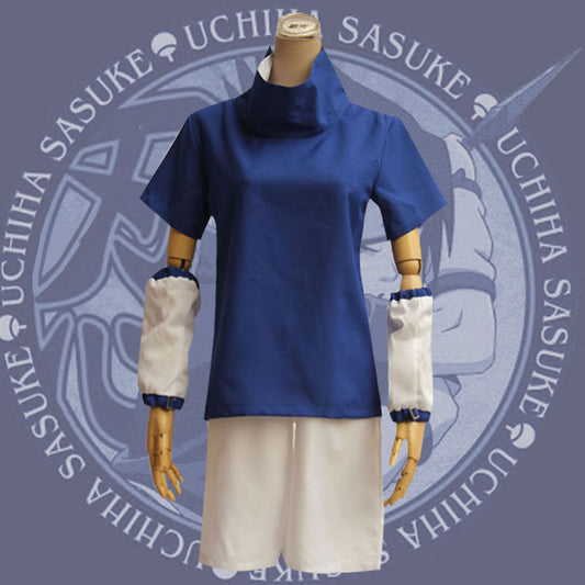 Sasuke Uchiha Young from Naruto Halloween Cosplay Costume