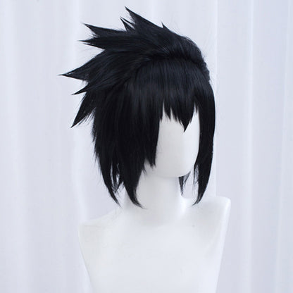 Sasuke Uchiha from Naruto Halloween Black Cosplay Wig