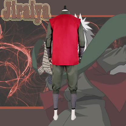 Shippuuden Jiraiya from Naruto Halloween Cosplay Costume