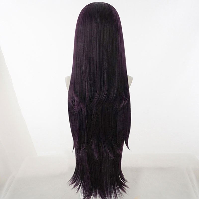 Super Danganronpa Dangan Ronpa 2 Mikan Tsumiki Halloween Purple Cosplay Wig
