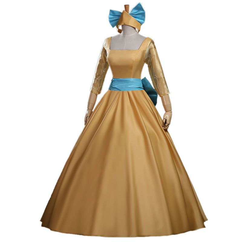Anastasia Anastasia Princess Yellow Dress Cosplay Costume – Gcosplay