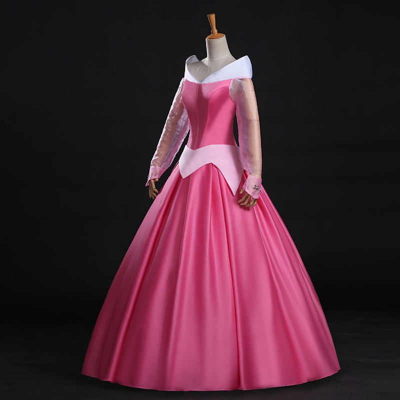 Disney Sleeping Beauty Aurora Princess Dress Cosplay Costume - B Edition