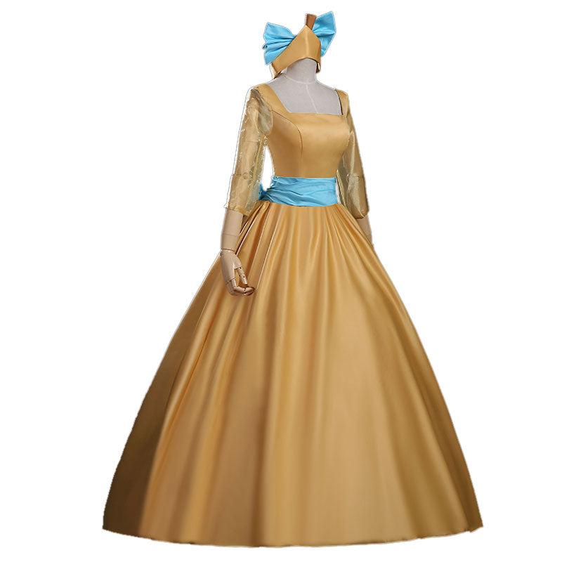Anastasia Anastasia Princess Yellow Dress Cosplay Costume – Gcosplay