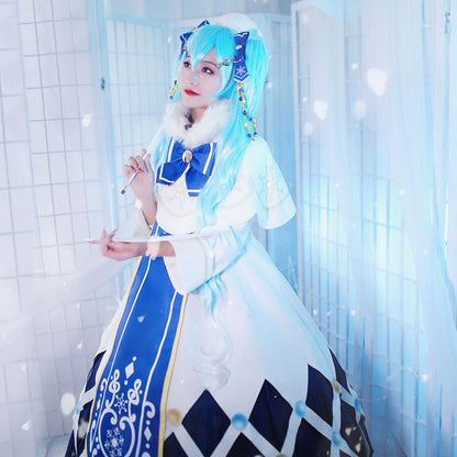 Vocaloid 2021 Snow Miku Hatsune Miku Halloween Cosplay Costume
