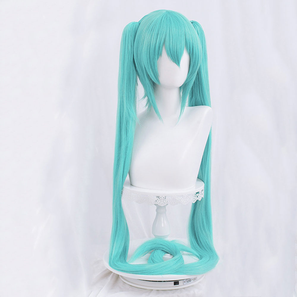 Vocaloid 39 Culture 2020 World and Fes Hatsune Miku Blue Green Cosplay Wig