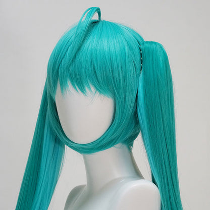 Vocaloid Hatsune Miku Sinfonía Azul Verde Cosplay Peluca