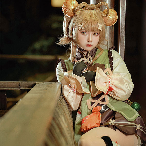 Yaoyao from Genshin Impact Halloween Cosplay Costume