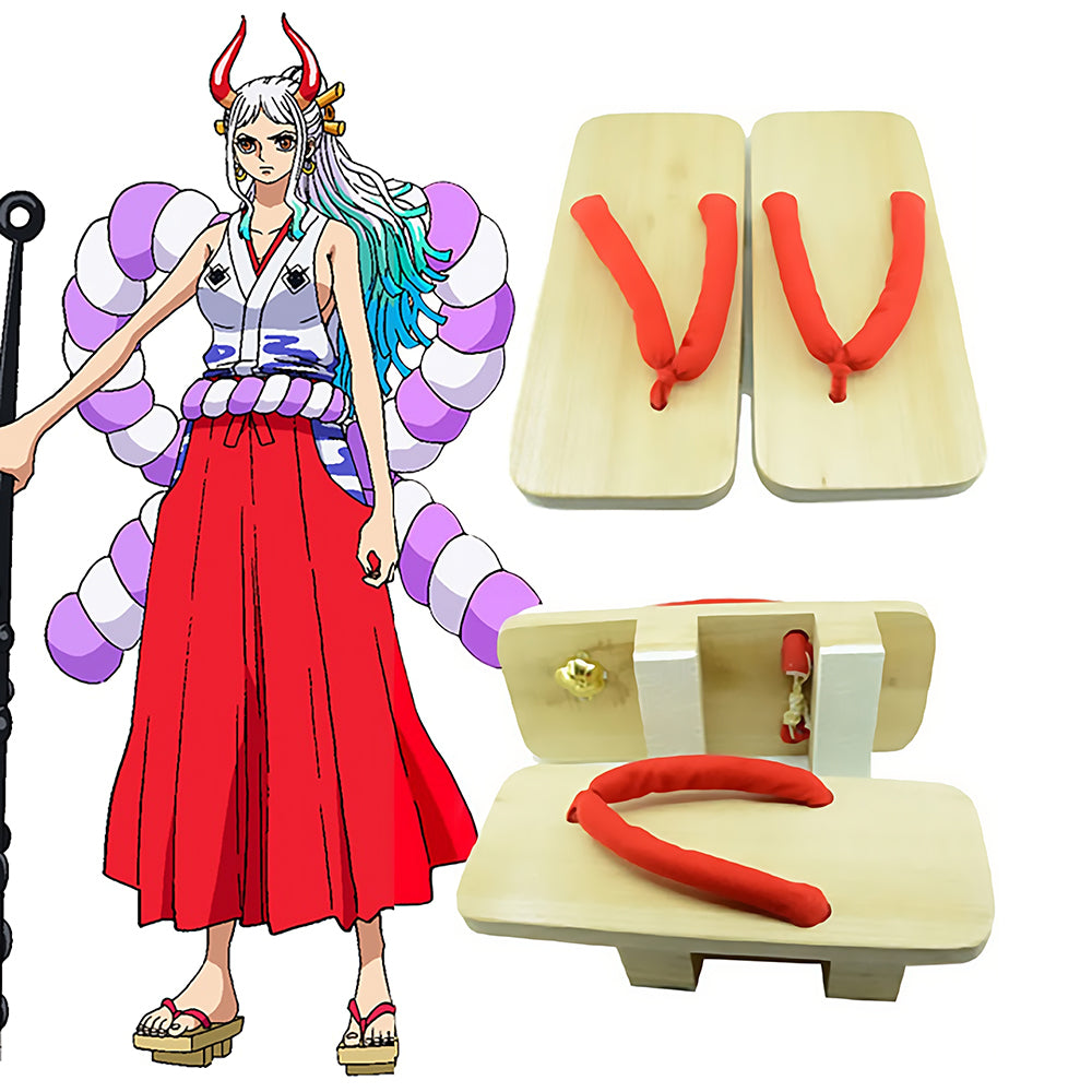 One Piece Yamato Red Cosplay Shoes – Gcosplay