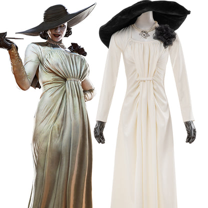 RE 8 Village Alcina Dimitrescu Vampire Lady Dimitrescu Dress Cosplay C Gcosplay RE 8 Village Alcina Dimitrescu Vampire Lady Dimitrescu Dress Cosplay C Gcosplay